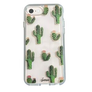Sonix Clear Coat Series Prickly Pear Cactus Design iPhone SE, 8, 7, and 6 Case